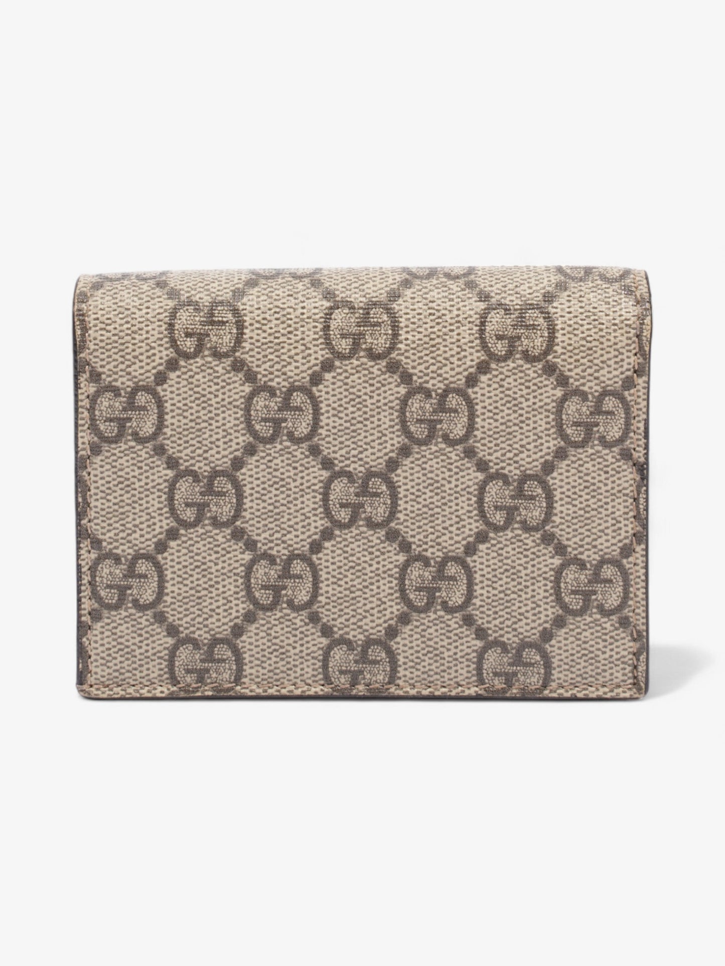 Gucci Cherry Fold Over Wallet GG Supreme / Red / Green Coated Canvas