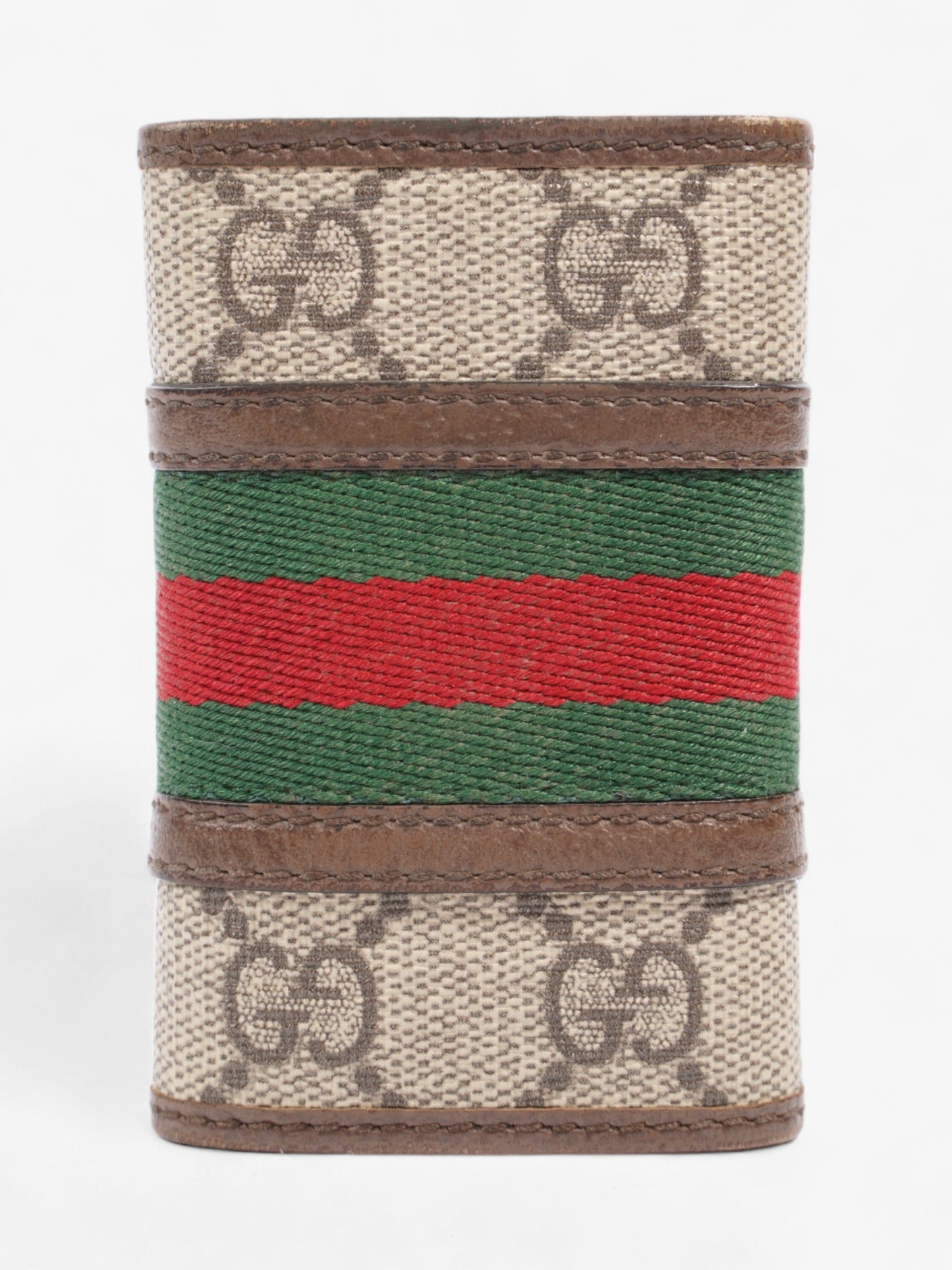 Gucci GG Web Key Case Supreme Print
