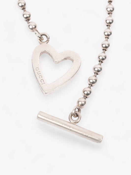Gucci Heart Bracelet Silver Silver Sterling