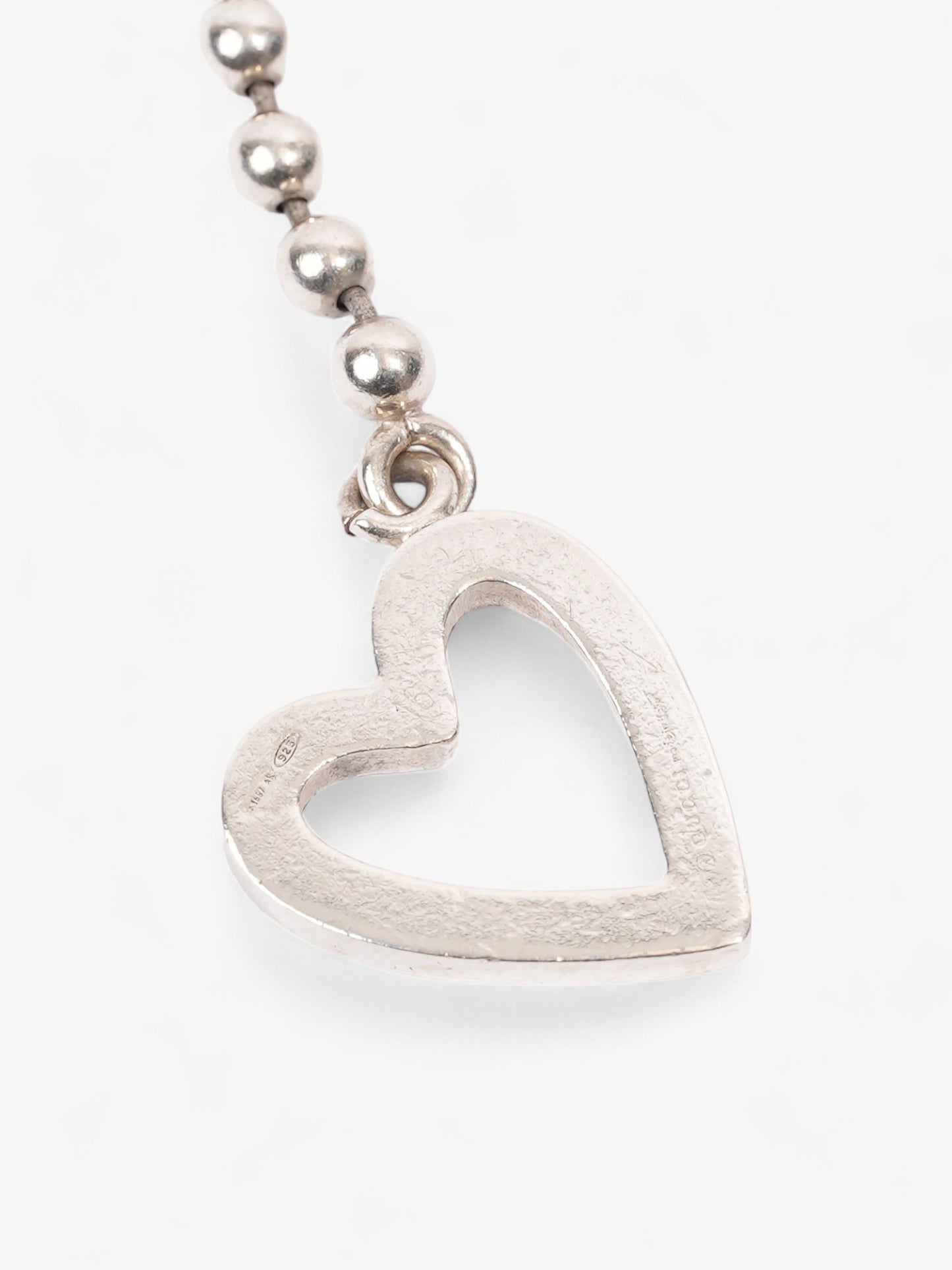 Gucci Heart Bracelet Silver Silver Sterling