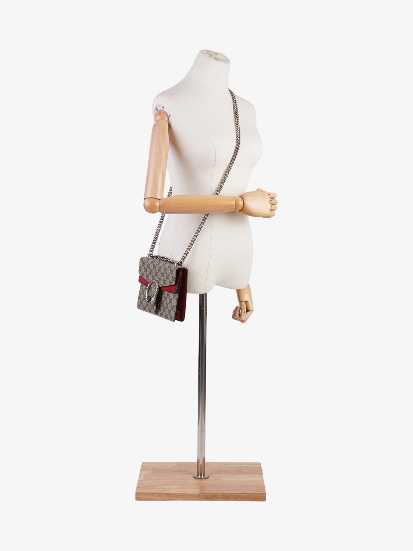 Gucci Dionysus Supreme Print / Red Coated Canvas Mini