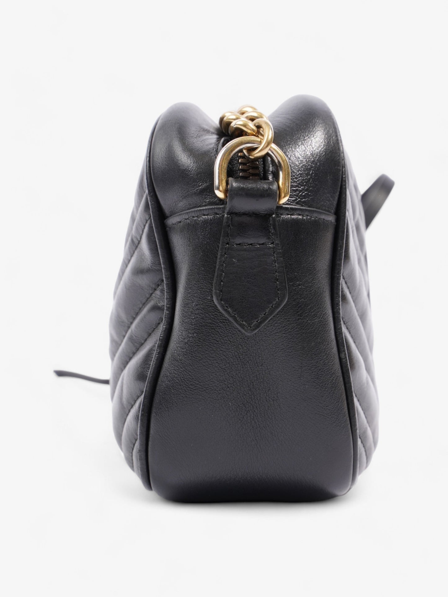 Gucci GG Marmont Black Matelasse Leather Small