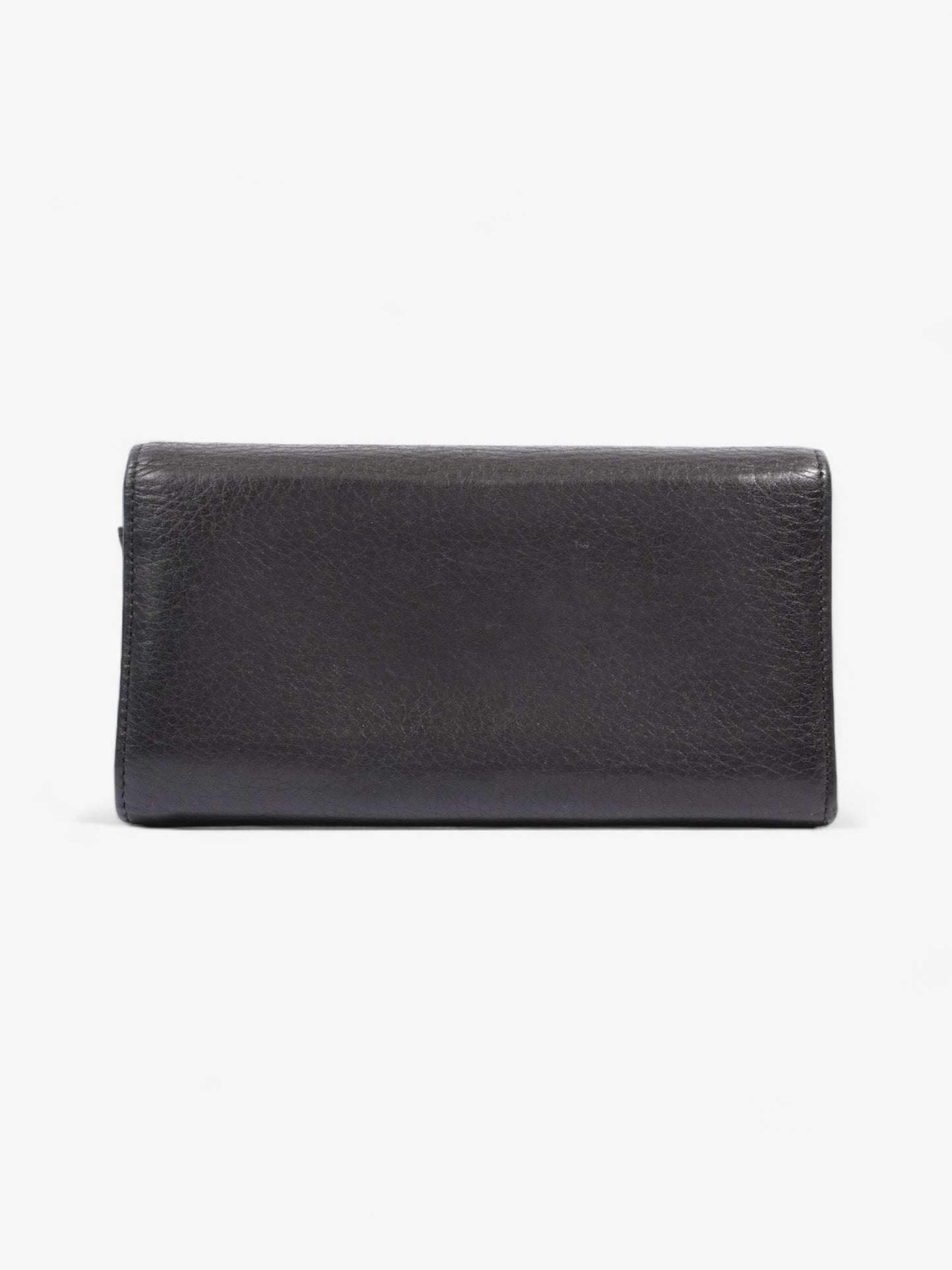 Gucci Gucci Soho Long Wallet Black Leather