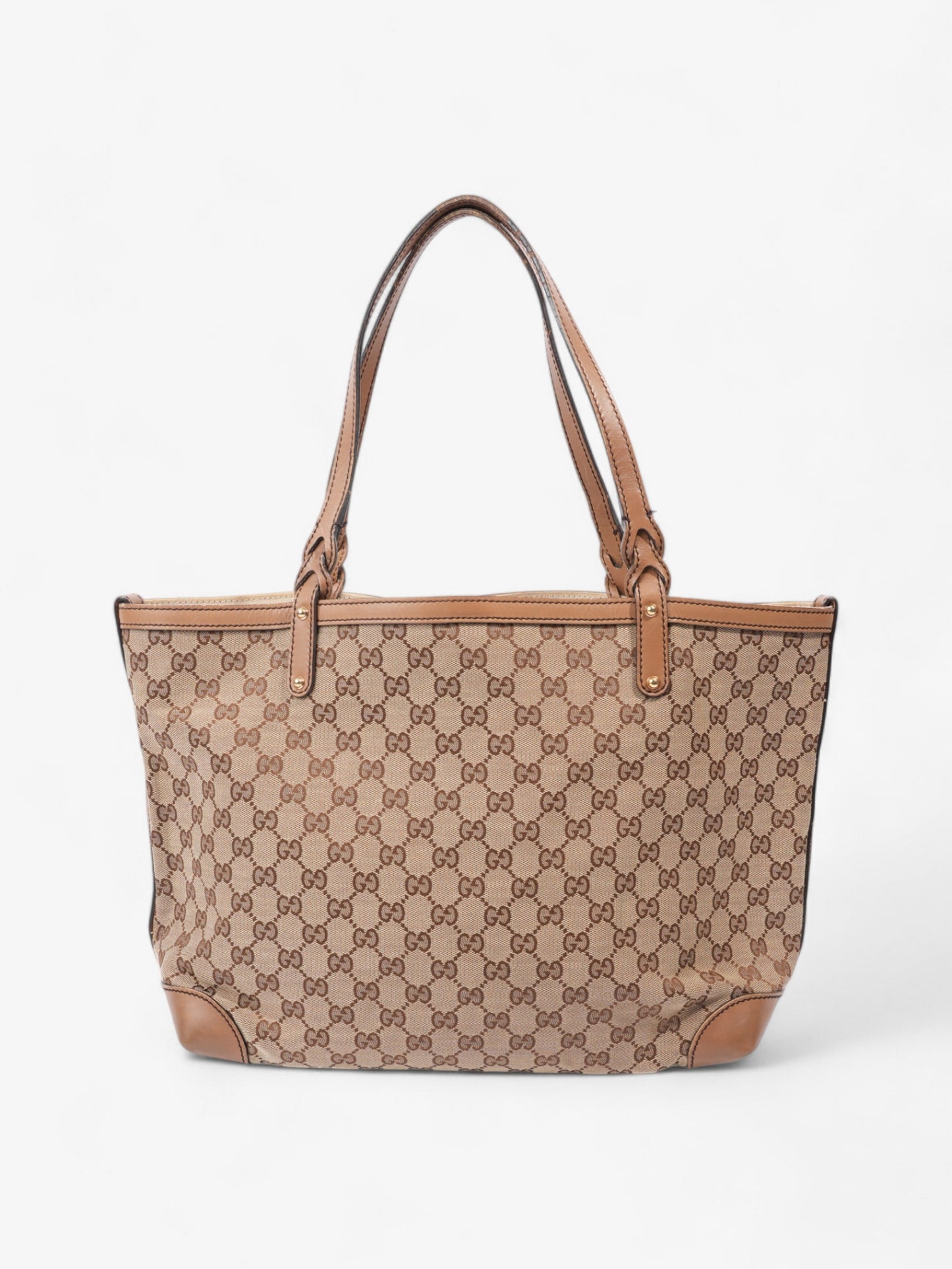Gucci Tote Beige / Brown Canvas