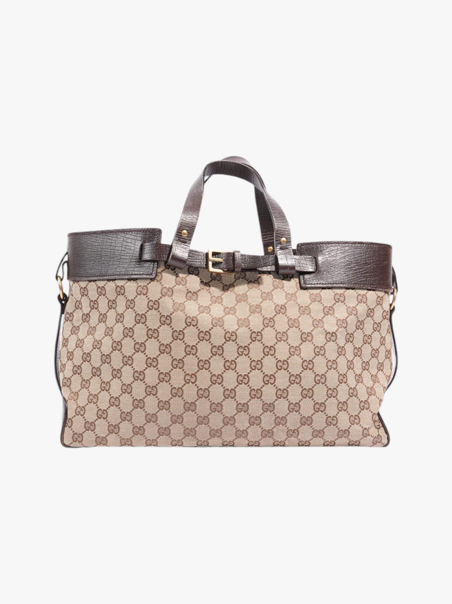 Gucci Tote Beige / Brown Canvas