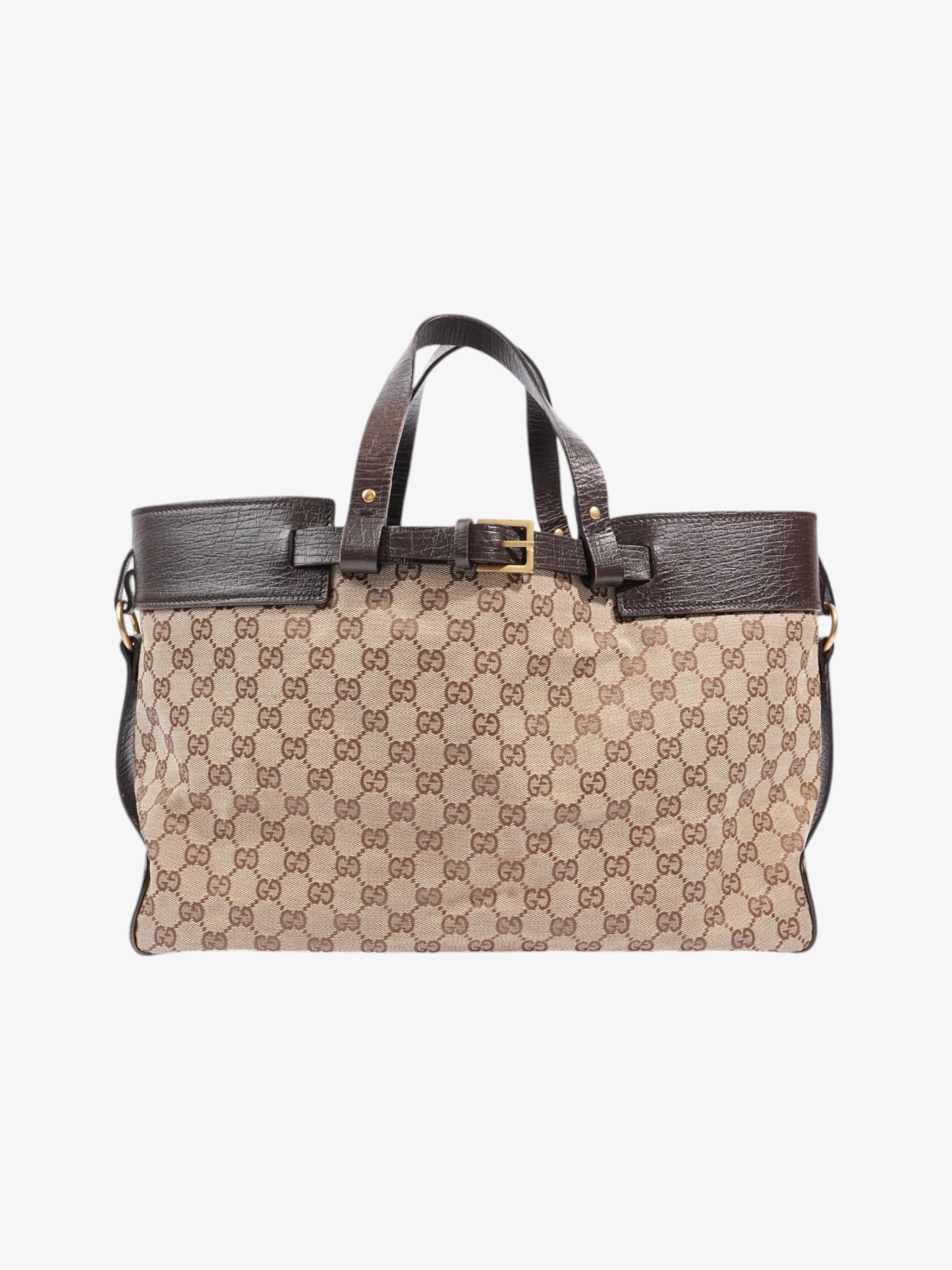 Gucci Tote Beige / Brown Canvas
