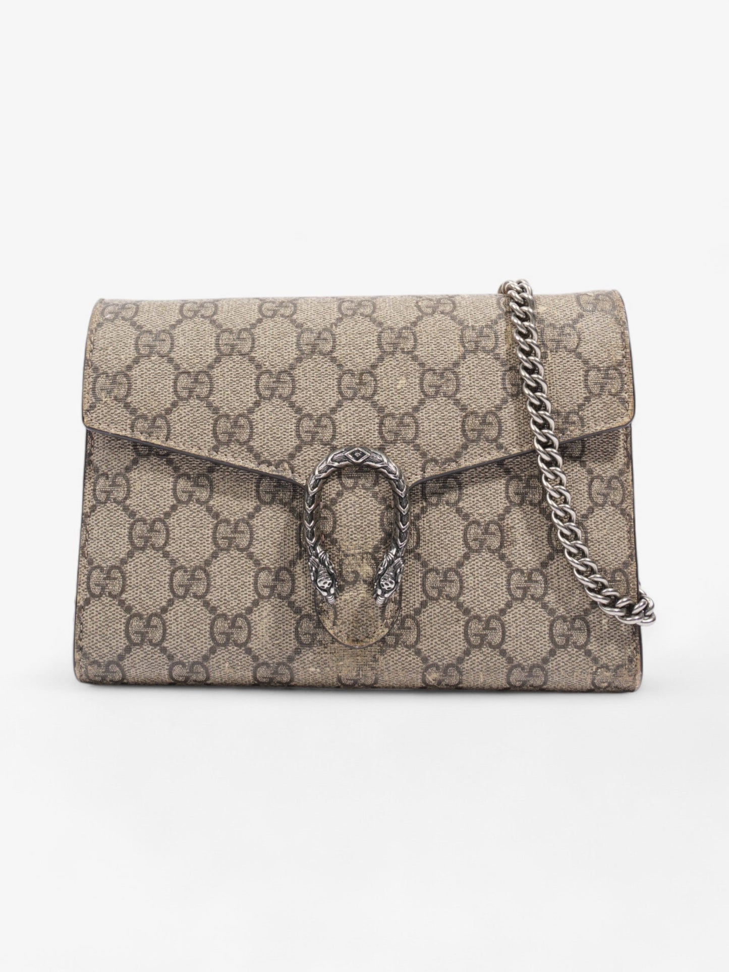 Gucci Dionysus Chain Wallet GG Supreme Coated Canvas