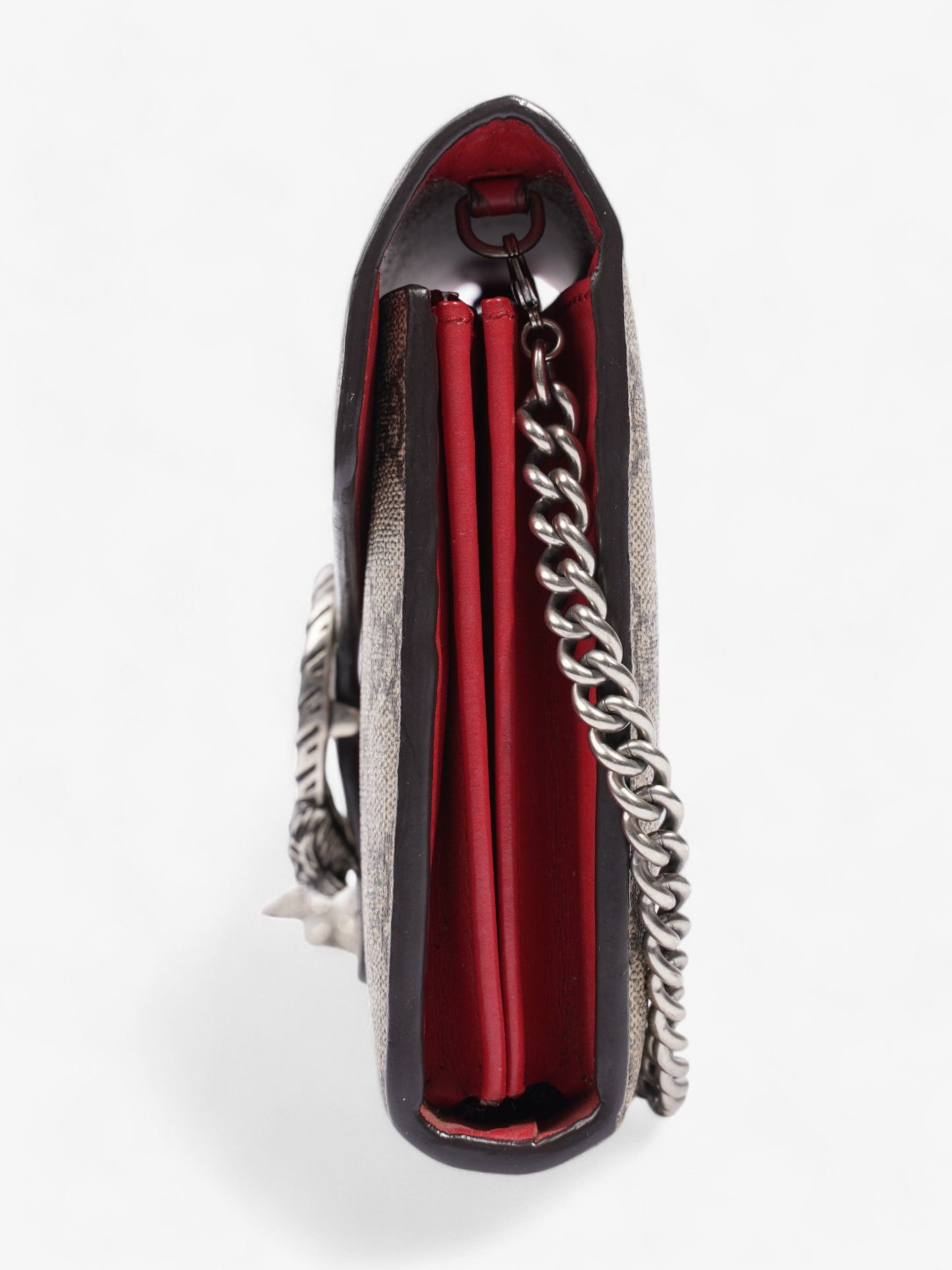 Gucci Dionysus Chain Wallet GG Supreme Coated Canvas