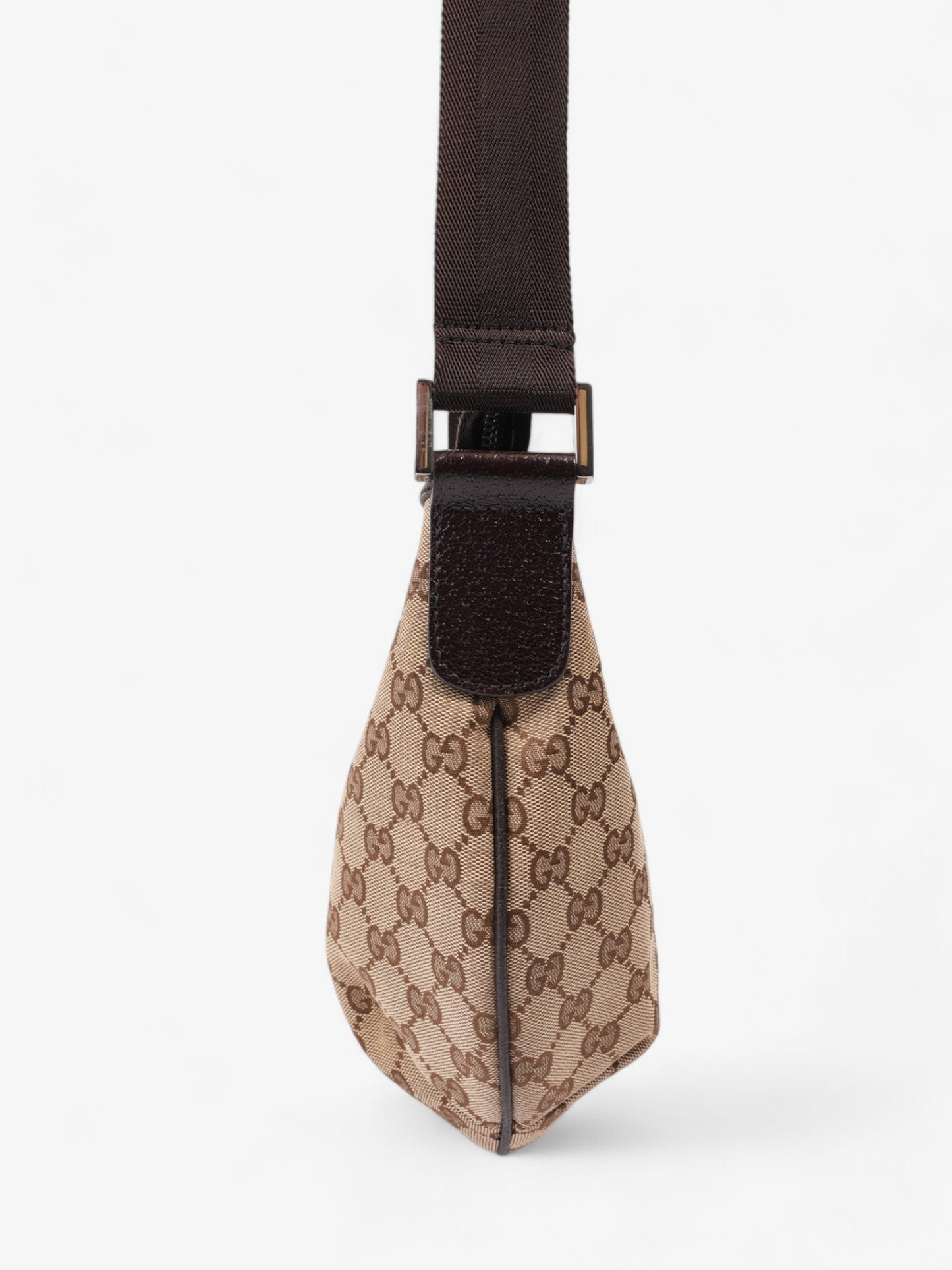 Gucci Shoulder Bag Brown Canvas