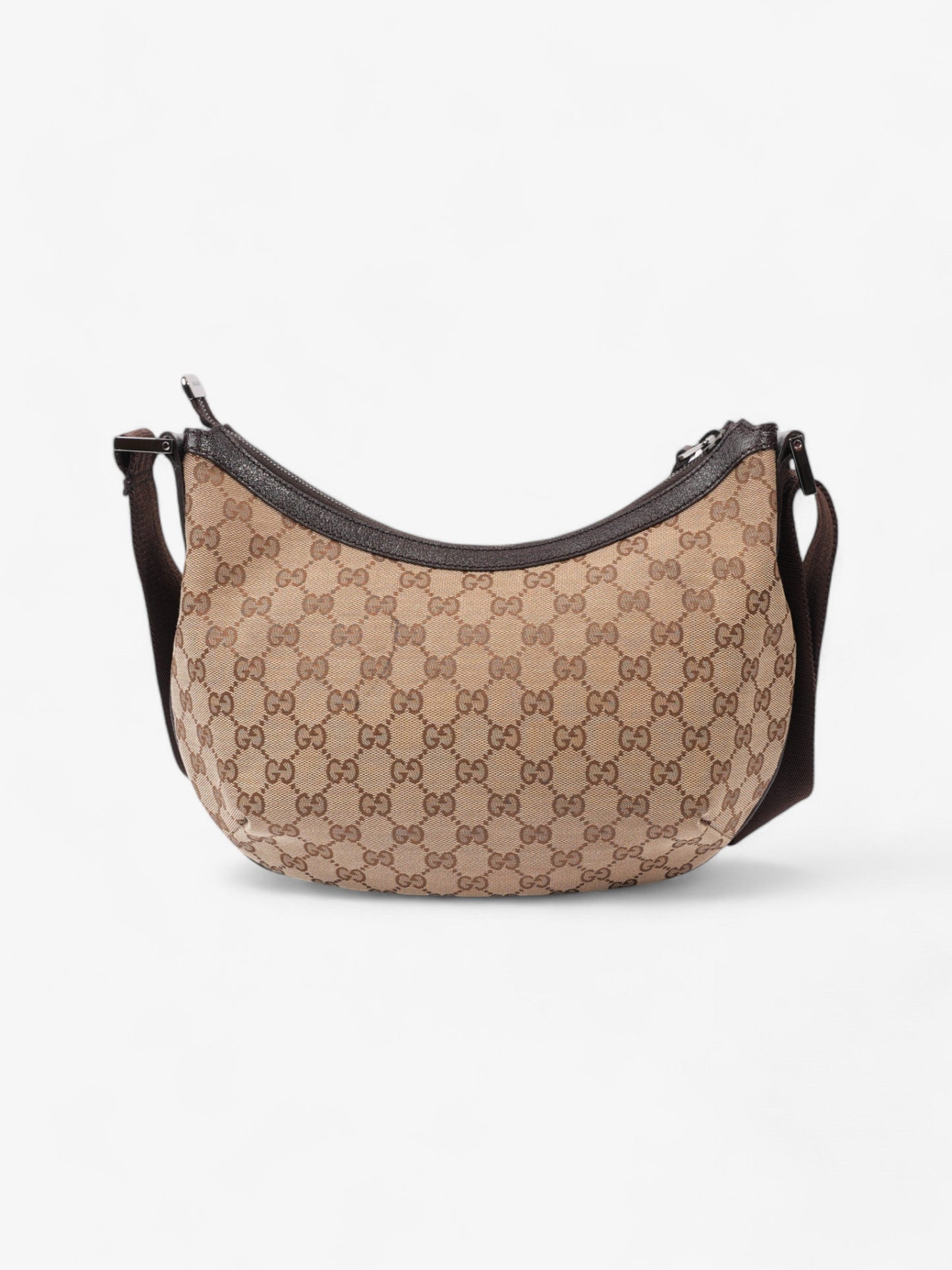Gucci Shoulder Bag Brown Canvas
