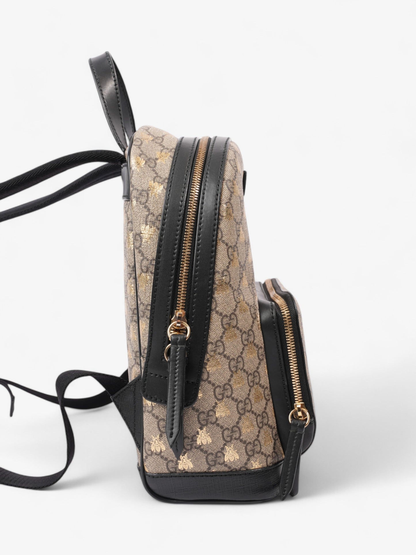 Gucci Backpack Supreme Bee Coated Canvas Small