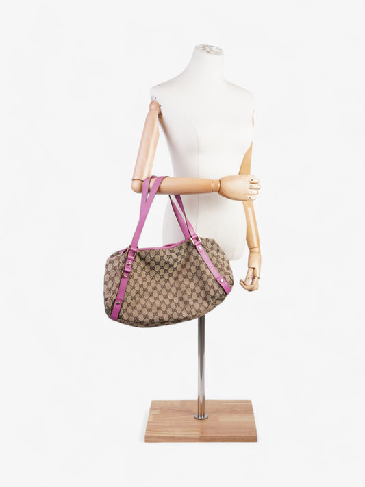 Gucci Tote Bag Supreme / Pink Canvas