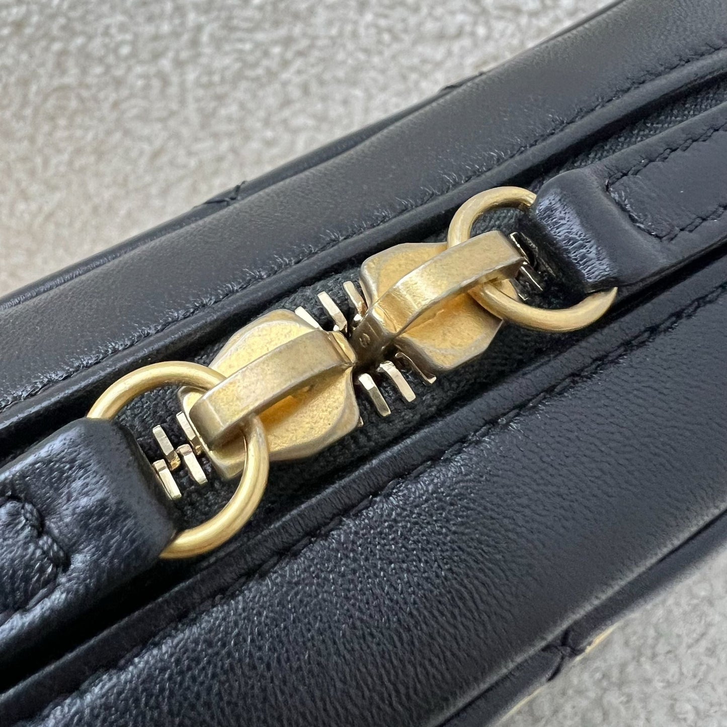 Chanel 22S Pearl Crush Camera Bag in Black Lambskin AGHW