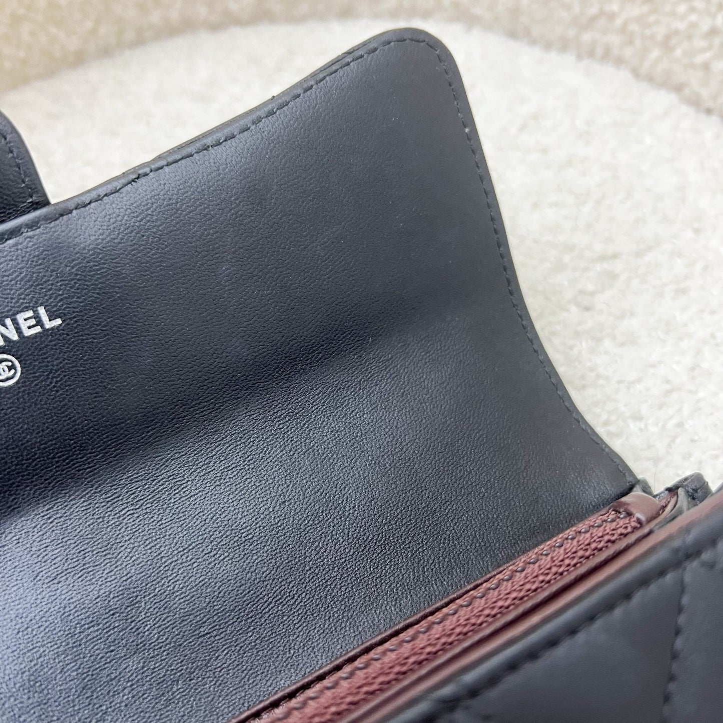 Chanel Classic Long Wallet in Black Lambskin and SHW