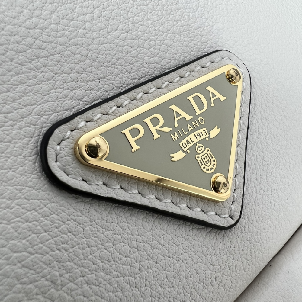 White Darling Leather Handbag for Women