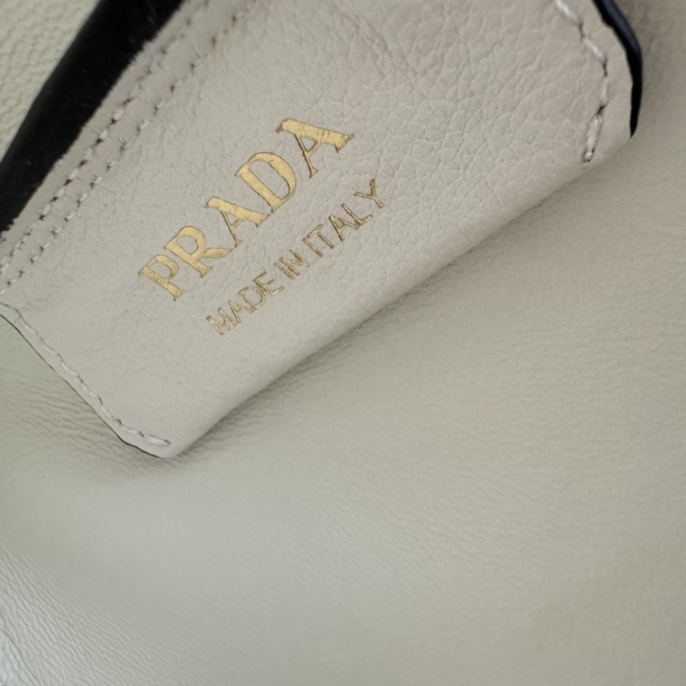 White Medium Leather Handbag for Women