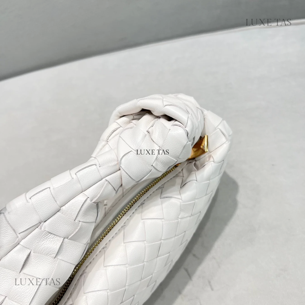 White Mini Jodie Leather Bag Leather Mini Bag for Women