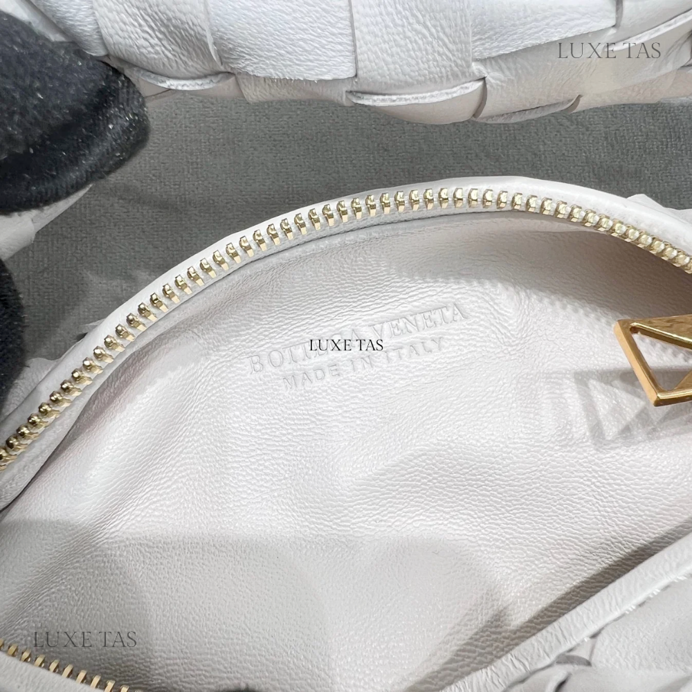White Mini Jodie Leather Bag Leather Mini Bag for Women