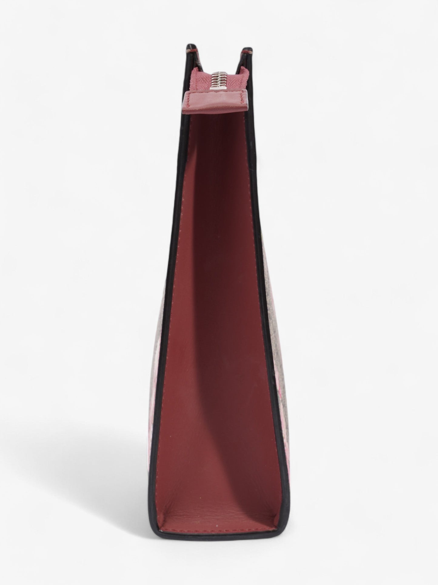 Gucci Cosmetic Case GG Supreme / GG Bloom / Antique Rose Coated Canvas Large