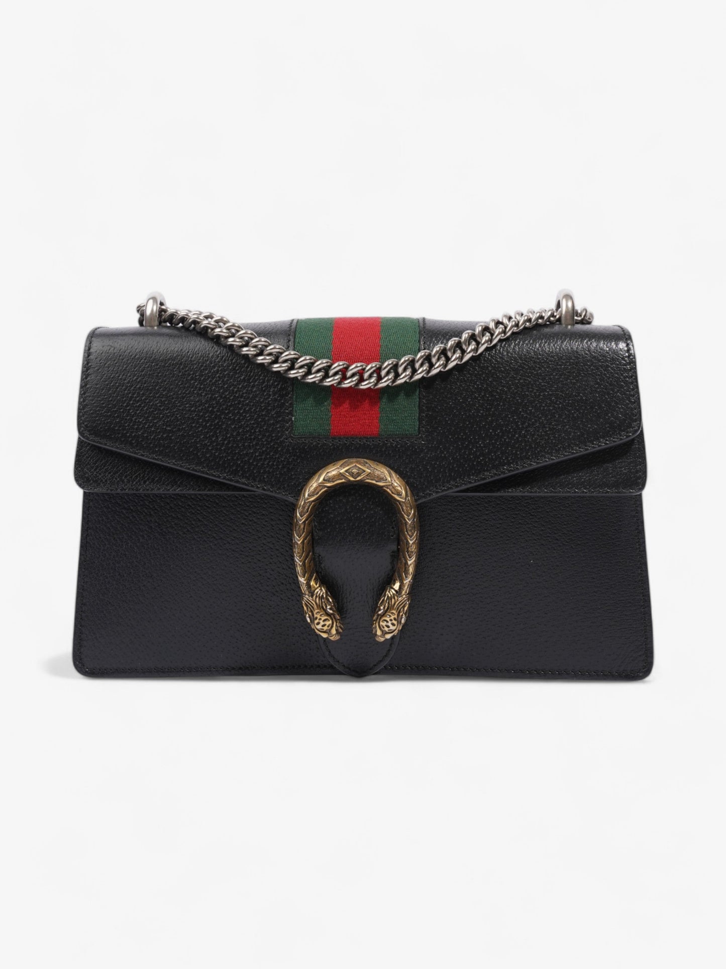Gucci Dionysus Black / Red / Green Leather Small