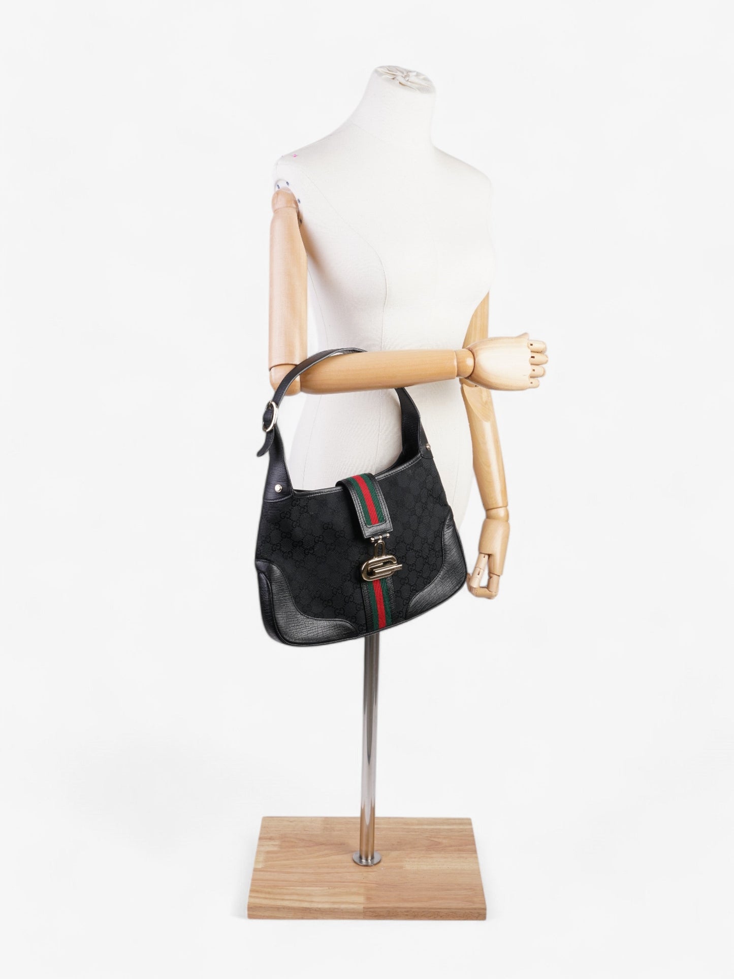 Gucci Vintage Jackie Black Canvas
