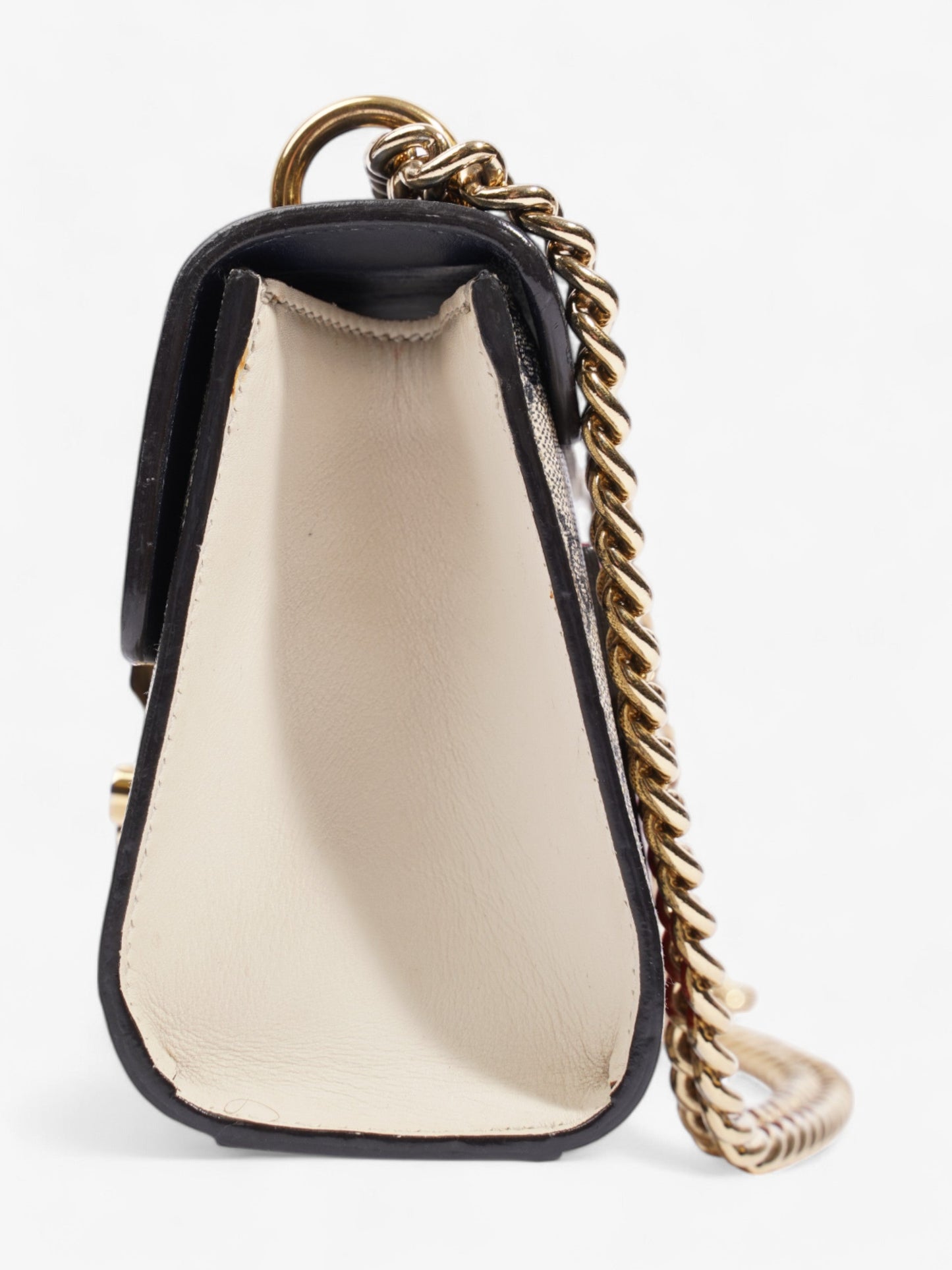 Gucci Padlock GG Supreme / Navy Blue Canvas Small