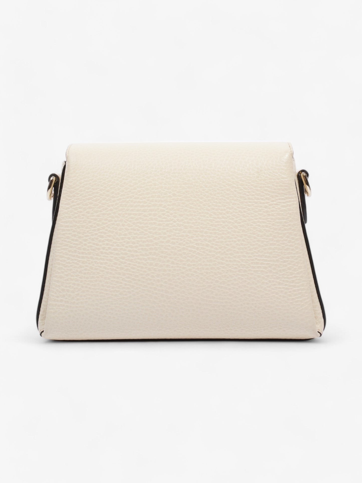 Gucci Interlocking G Dollar Bag Ivory Calfskin Leather Small