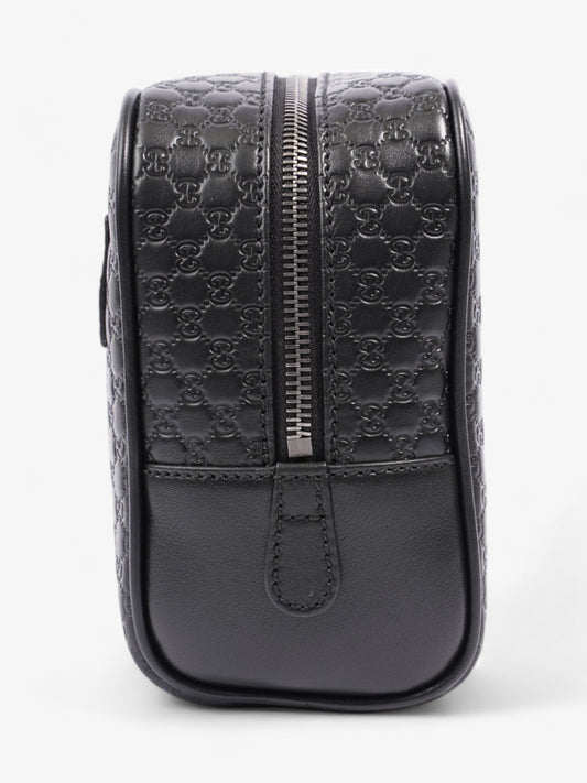 Gucci GG Wash Bag GG Supreme / Black Leather