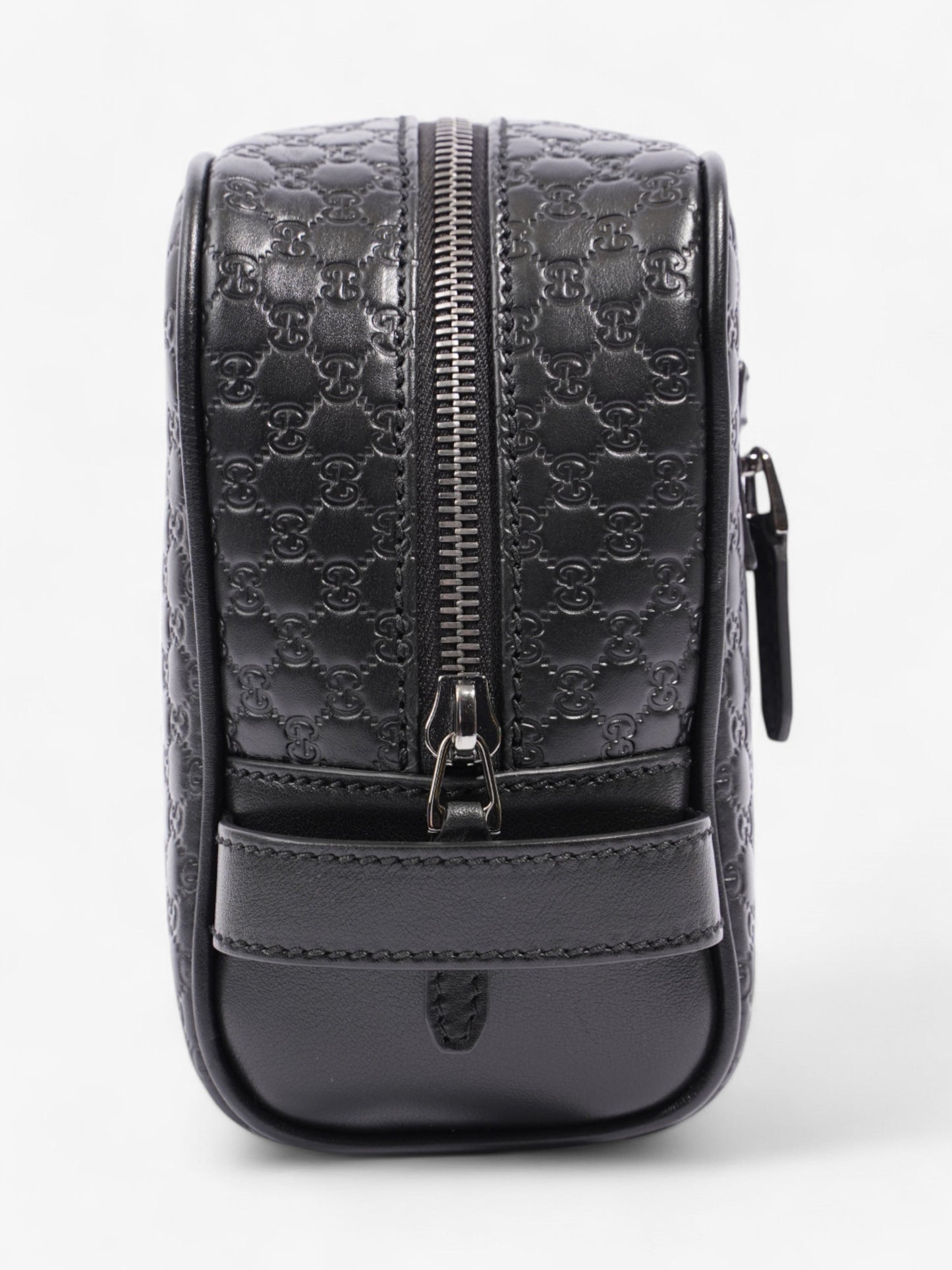 Gucci GG Wash Bag GG Supreme / Black Leather