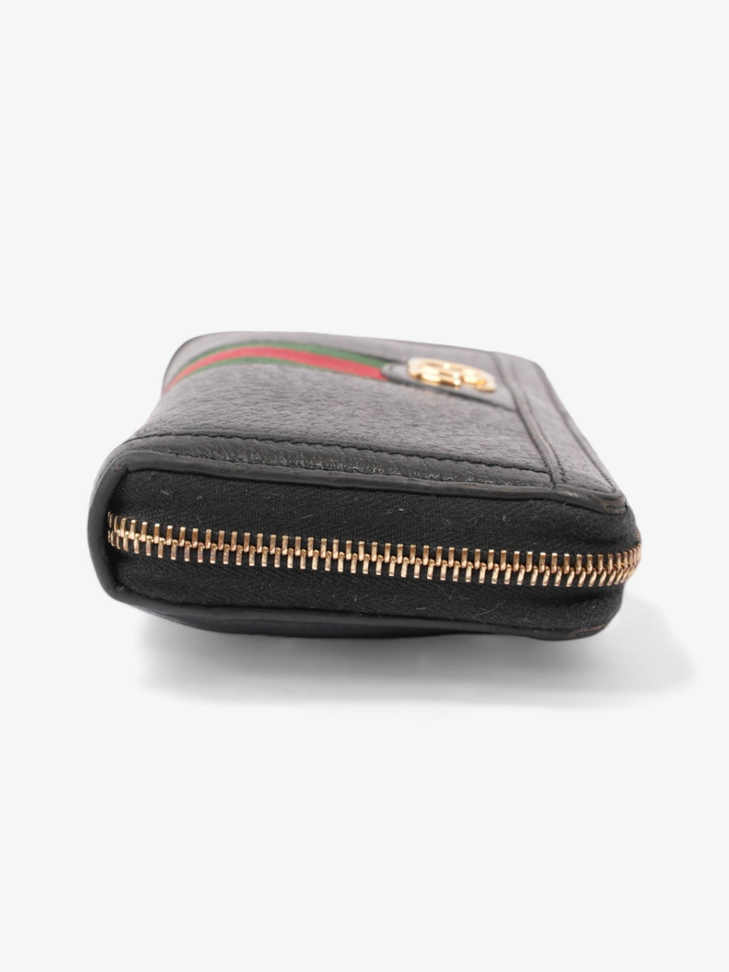 Gucci Continental Wallet Black / Red / Green Leather