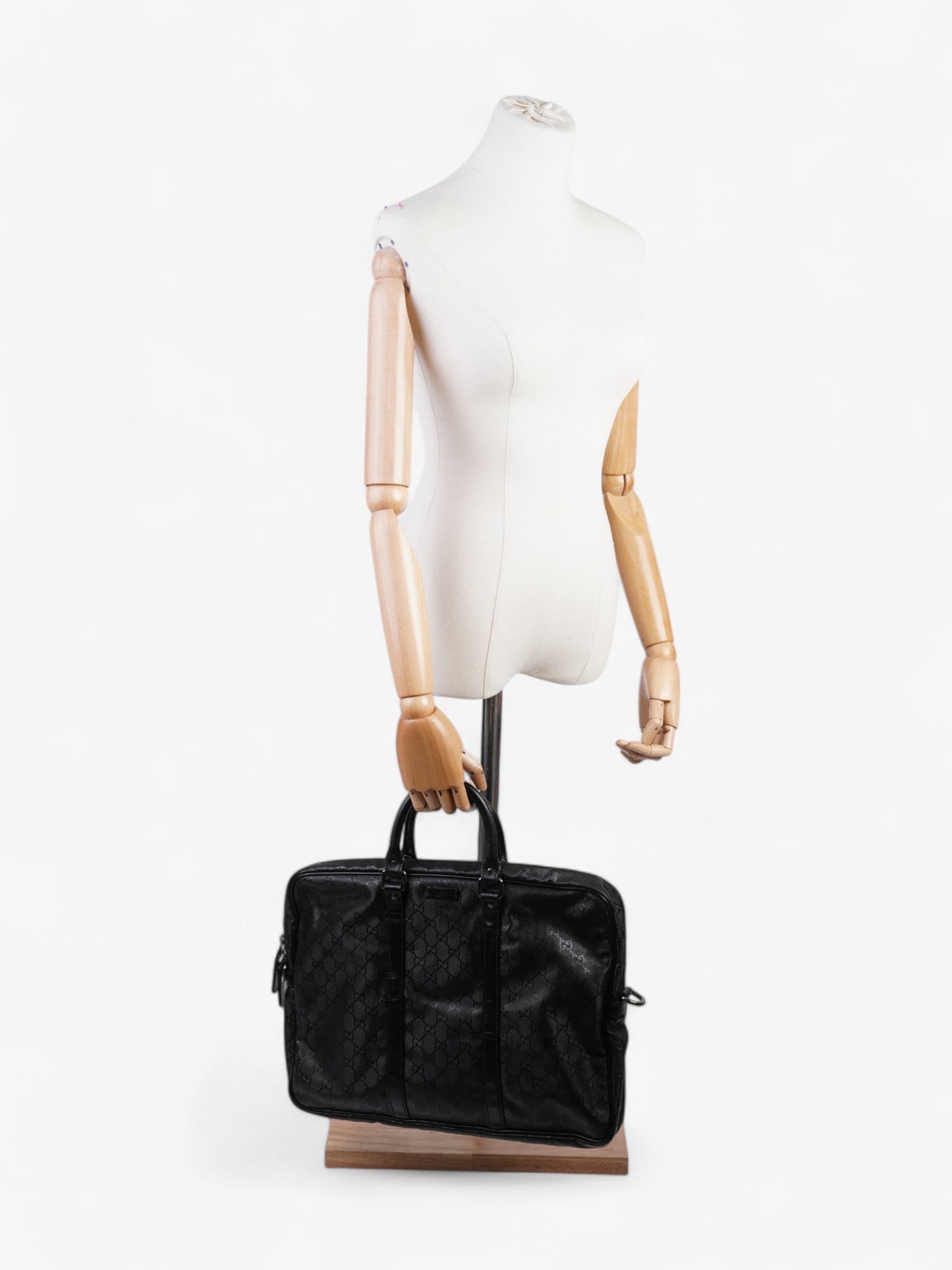 Gucci GG Briefcase GG Supreme / Black Canvas