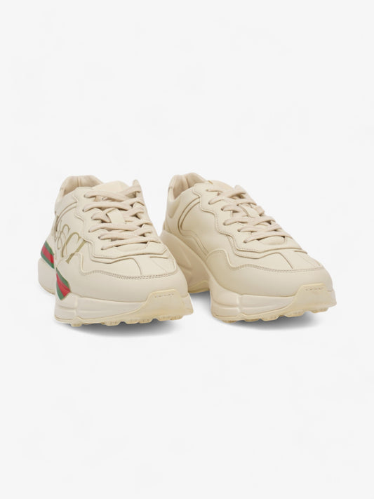 Gucci Rhyton Ivory / Red / Green Leather EU 38.5 UK 5.5