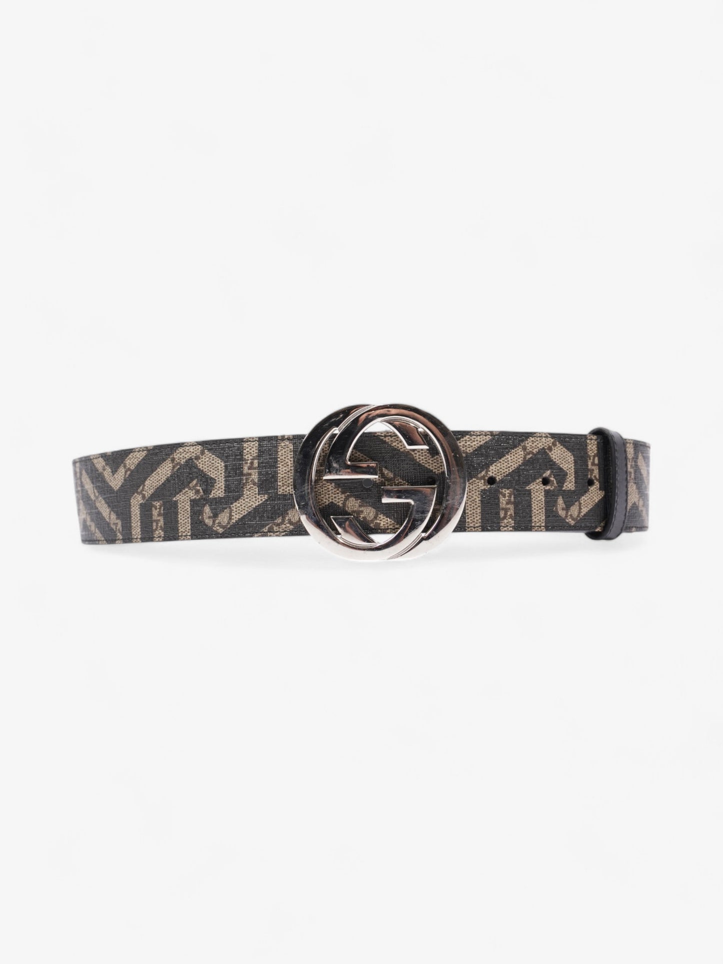 Gucci Interlocking G Wide Belt GG Supreme / Black Canvas 100cm / 40"