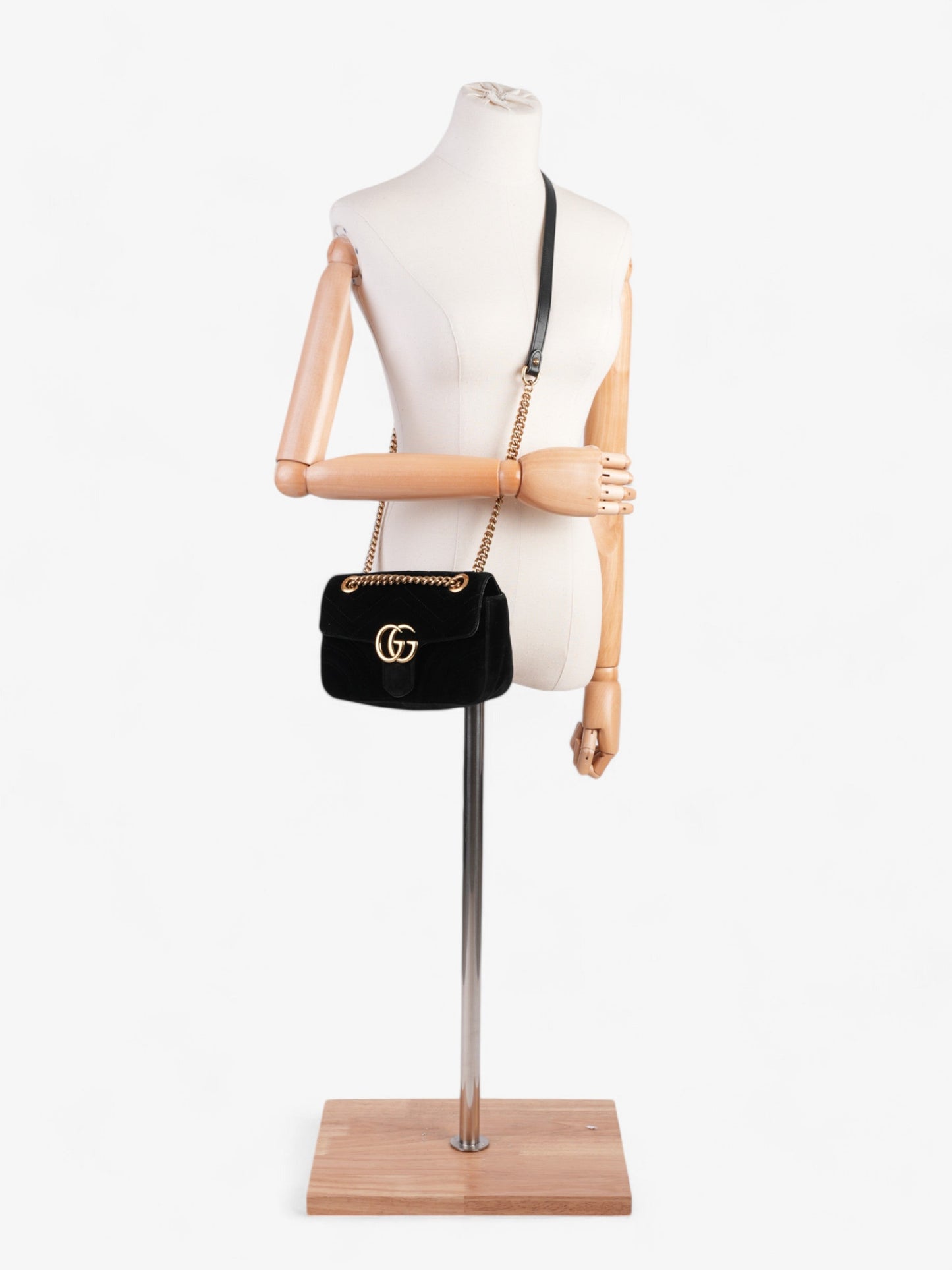 Gucci GG Marmont Black Velvet Mini