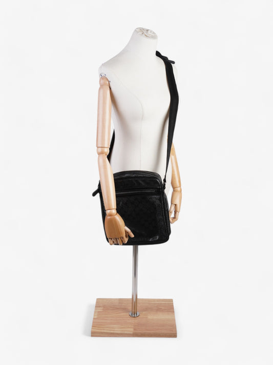 Gucci GG Imprime Messenger Black Coated Canvas
