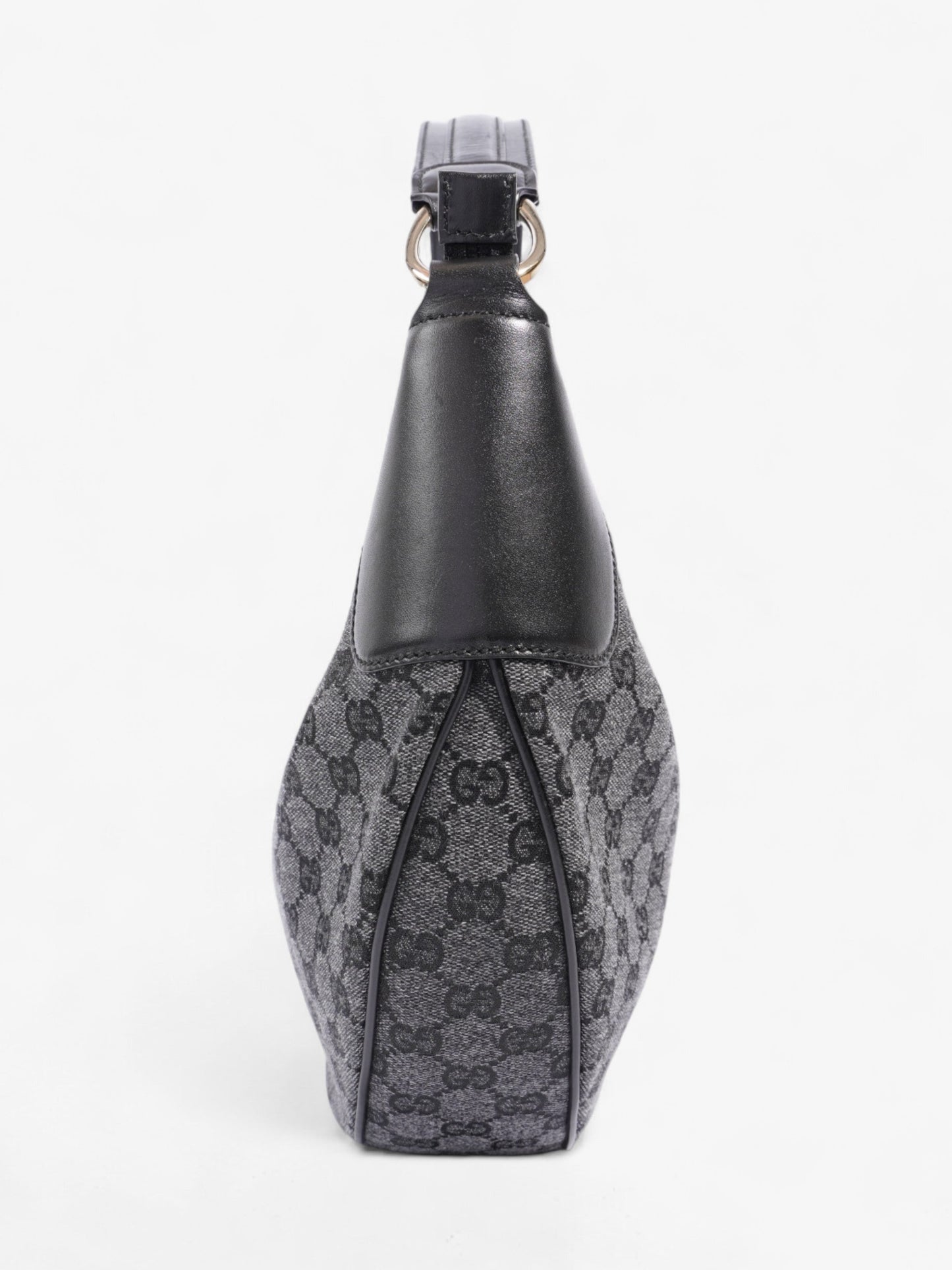 Gucci Half Moon Hobo Black Denim GG Supreme Denim