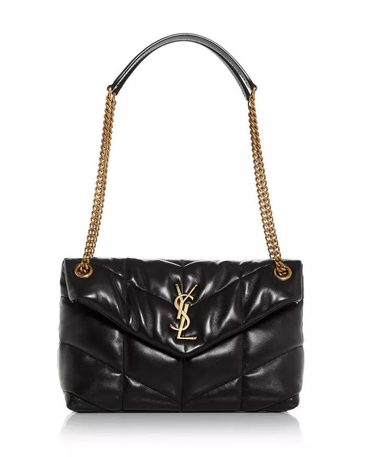 SAINT LAURENT PUFFER LOULOU SHOULDER BAG