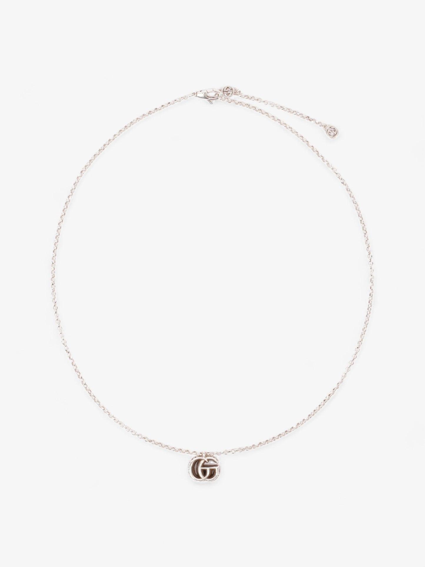 Gucci GG Necklace Silver Silver Sterling