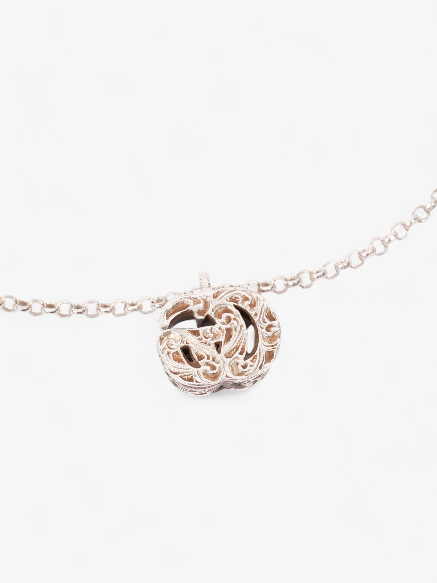 Gucci GG Necklace Silver Silver Sterling