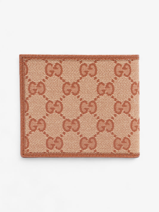 Gucci LA Dodgers Bi-Fold Wallet Beige / Brown Canvas