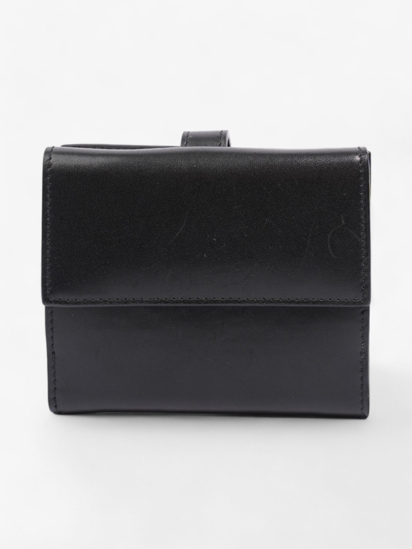 Gucci Jackie 2 Fold Wallet Black Leather