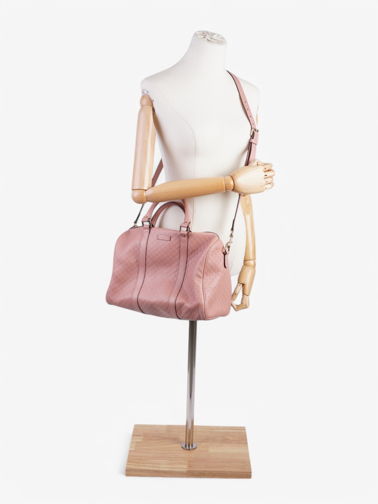 Gucci Joy Boston Bag Dusty Pink Leather Medium