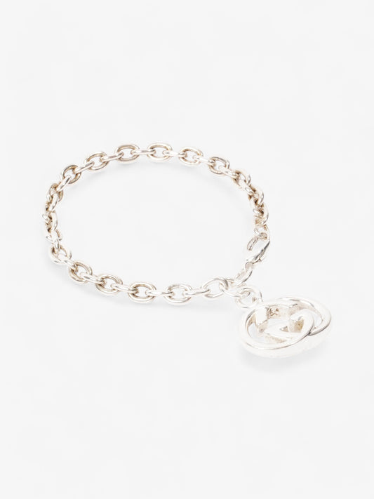 Gucci Interlocking G Chain Bracelet Silver Silver Sterling 17