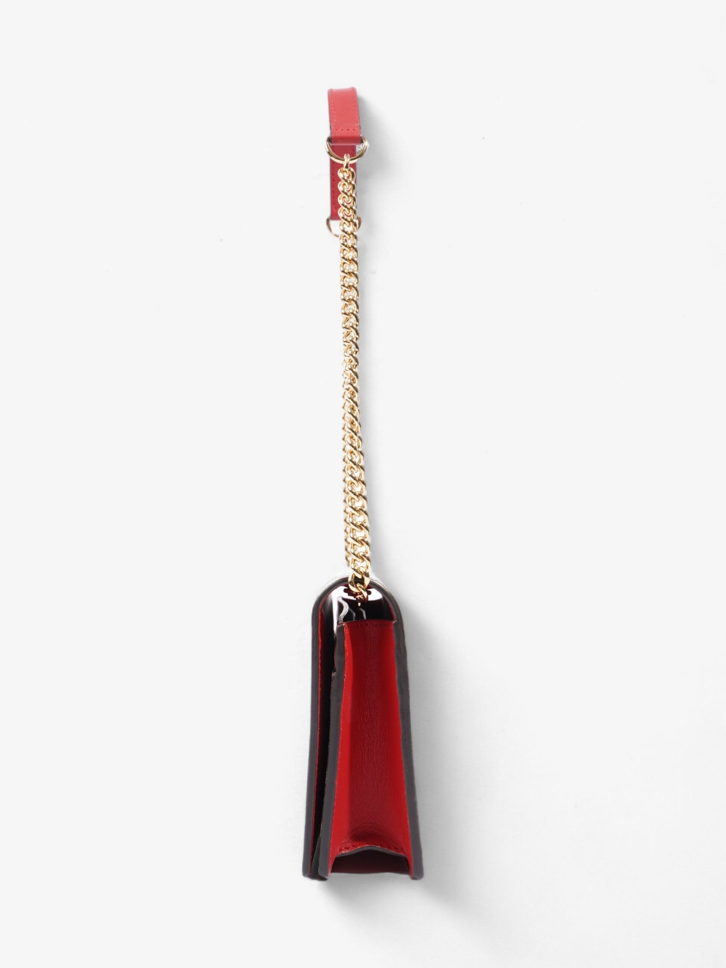 Gucci Blooms Chain Wallet GG Supreme / Blue Coated Canvas