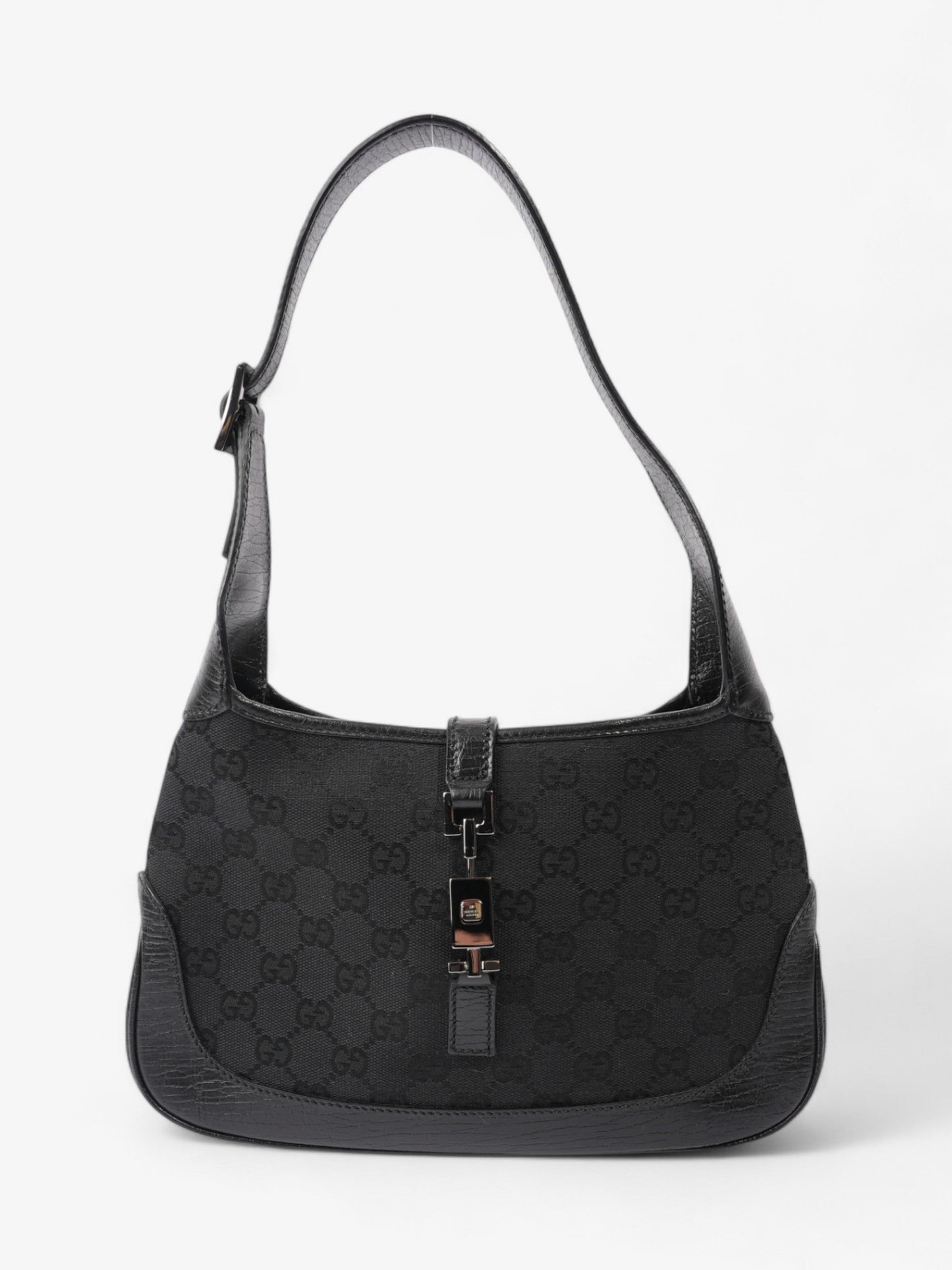 Gucci Jackie Black / GG Supreme Canvas