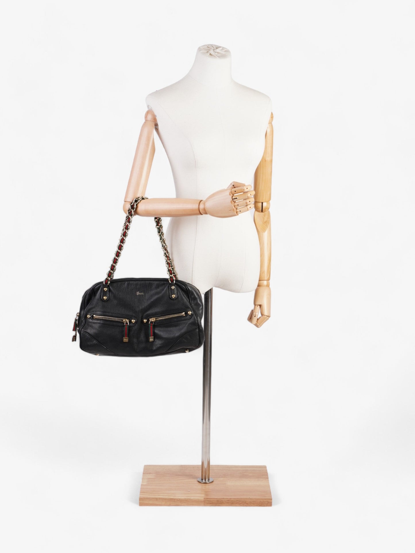 Gucci Gucci Capri Chain Black Leather