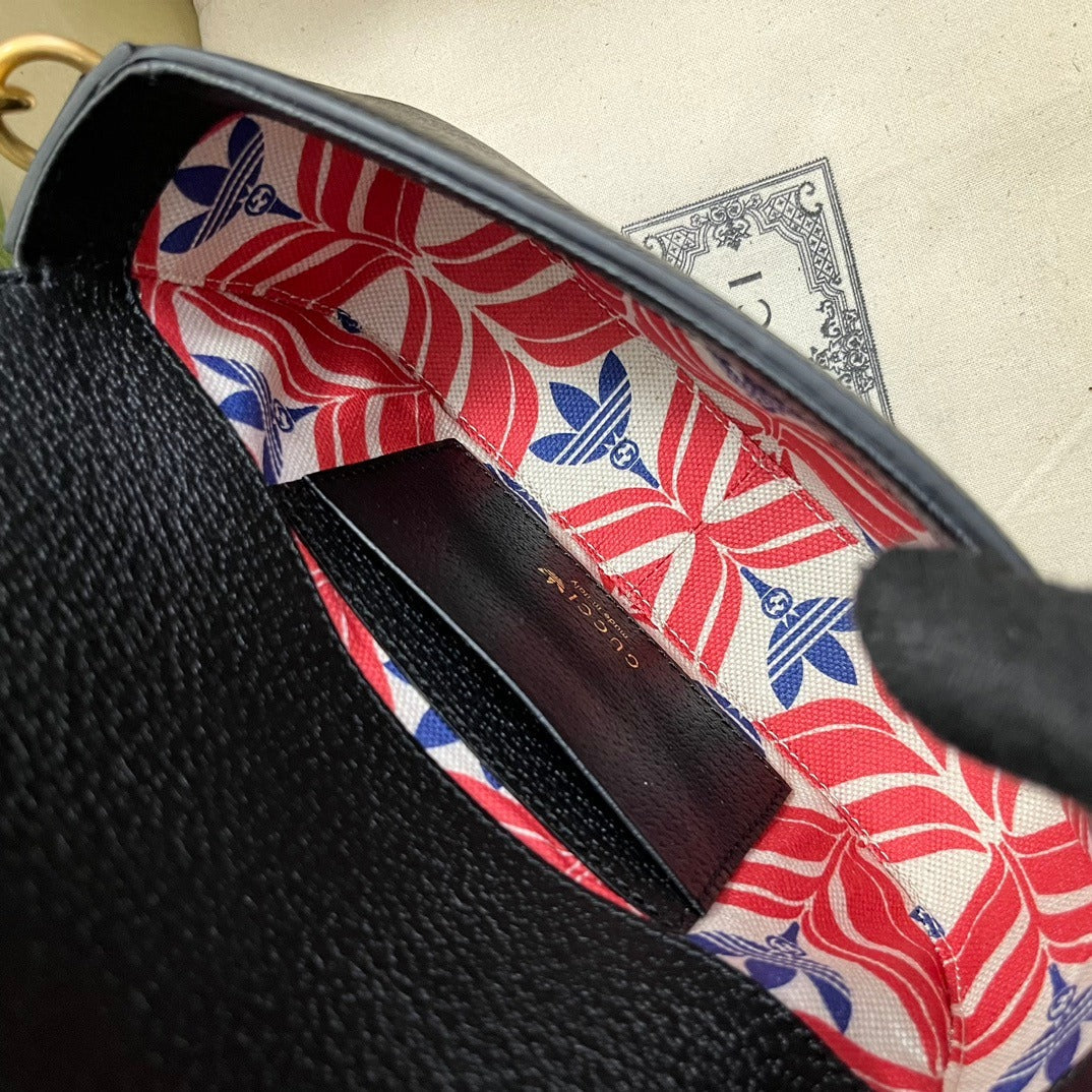 a x G Mini Bag Black Leather Mini Bag for Women