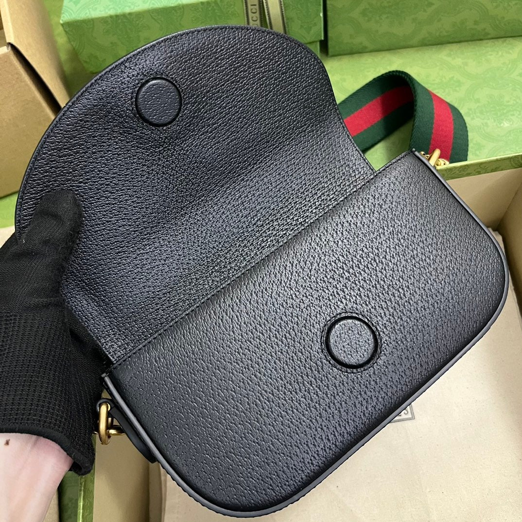 a x G Mini Bag Black Leather Mini Bag for Women