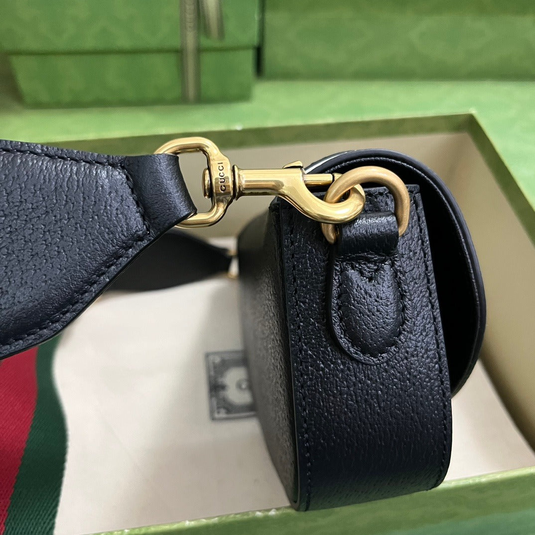 a x G Mini Bag Black Leather Mini Bag for Women