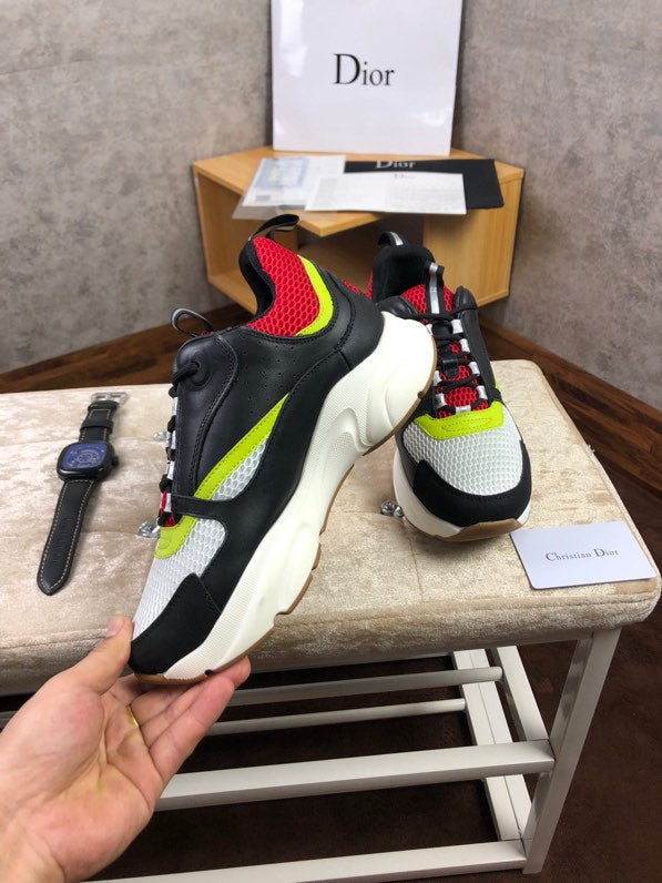 Christian Dior B22 Yellow Red Sneaker